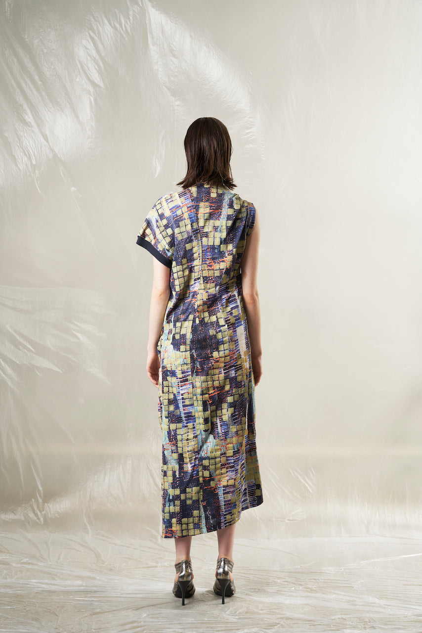 jersey asymmetric dress Grace Jersey Asymmetric Long Dress in Black LabelRow