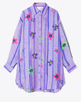 Shirt Dress in Splash Purple