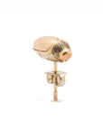 Mini Scarab Mammouth Stud Mirror Earring