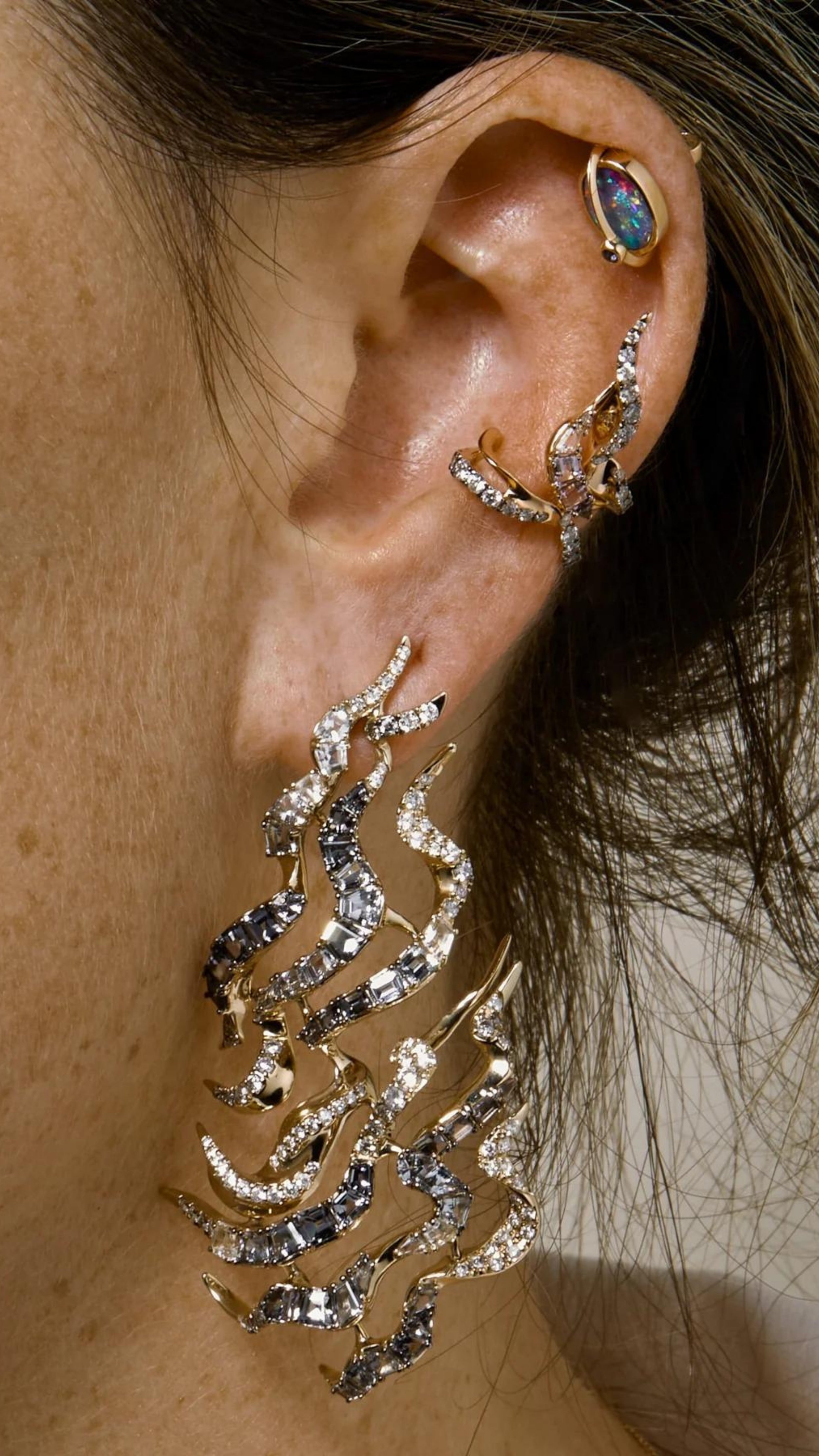 Diamond Haze Earrings (Pair)