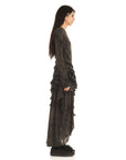 Collina Strada Black Gua Sha Athena Dress, side view