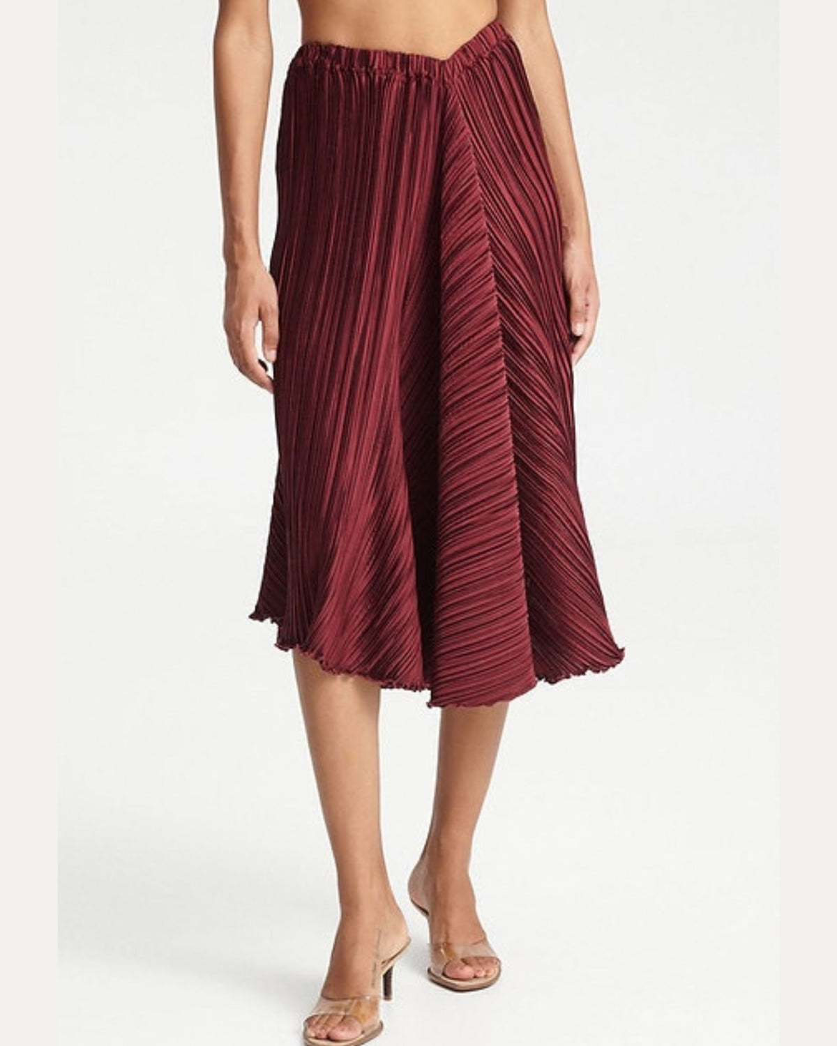 Kinetic Skirt in Plum