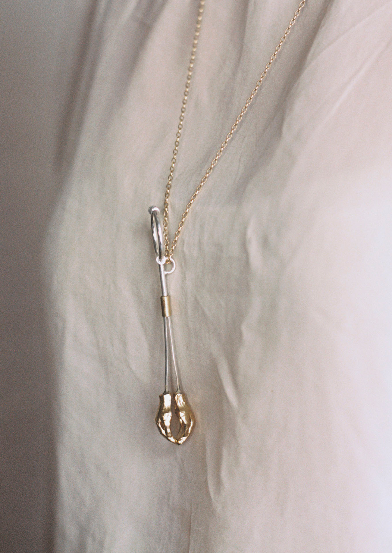 Holding Hands Necklace