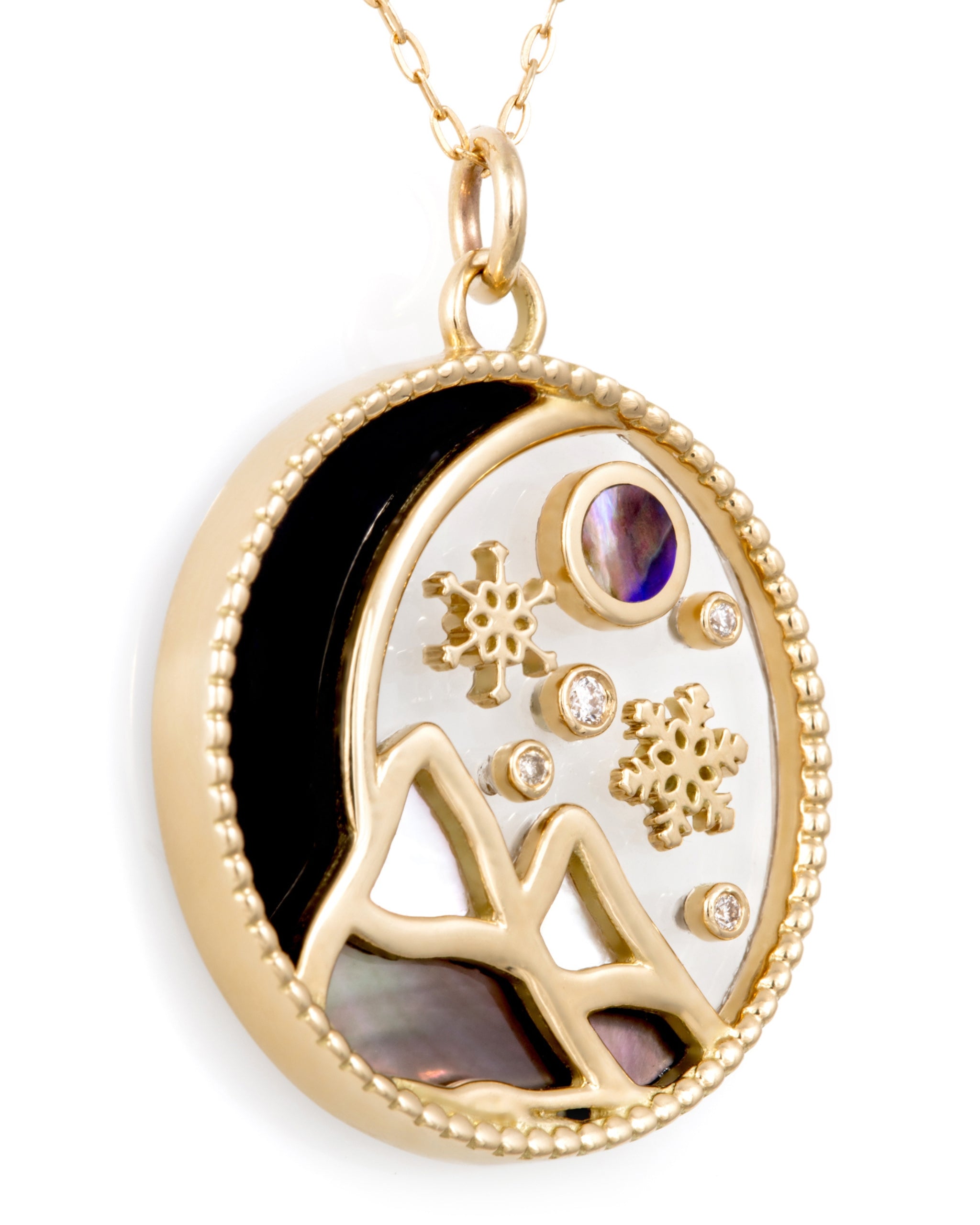 L’Atelier Nawbar – Love Winter Pendant – Detail Close-Up