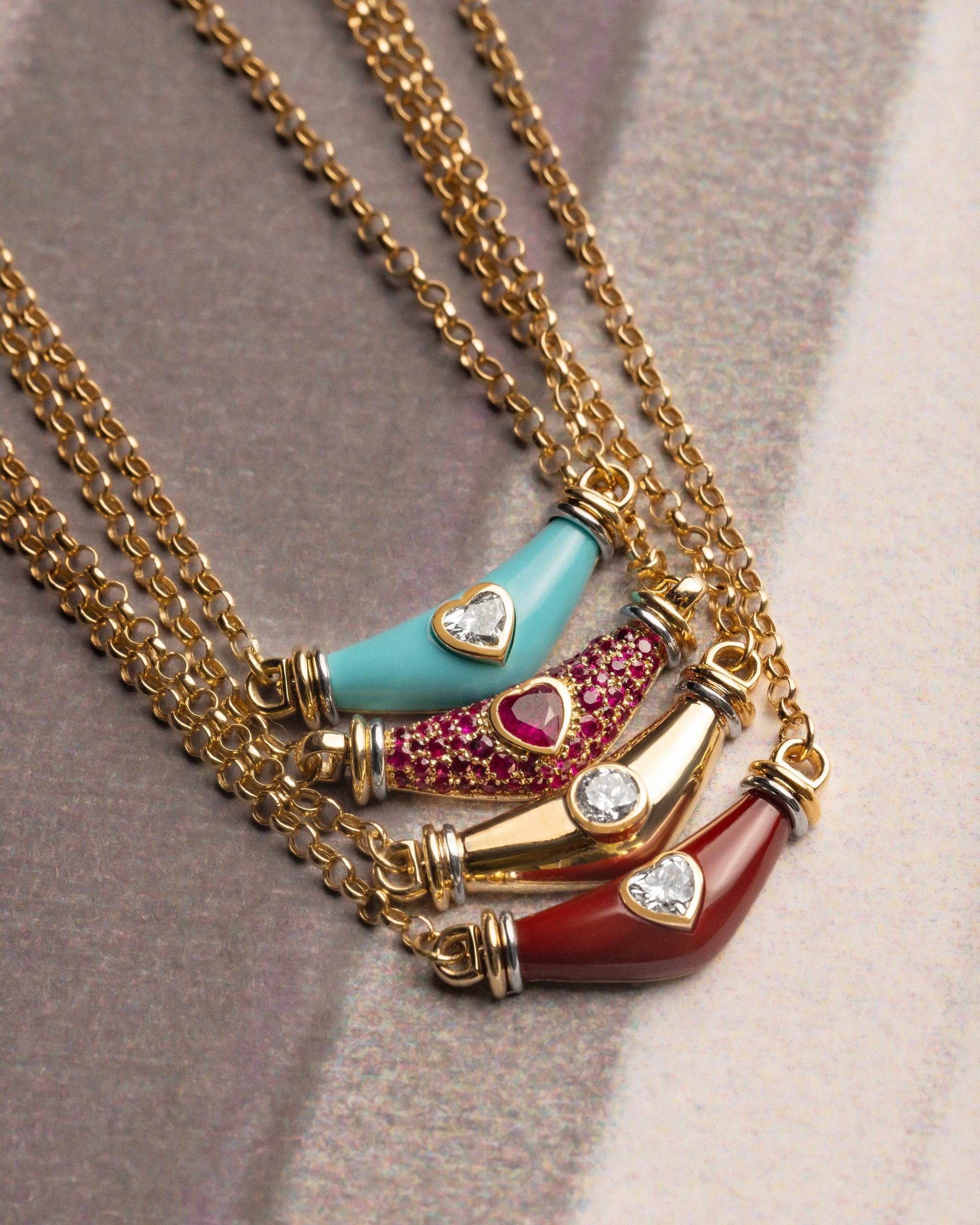 L’Atelier Nawbar — Karma Necklace collection — assorted colors and styles