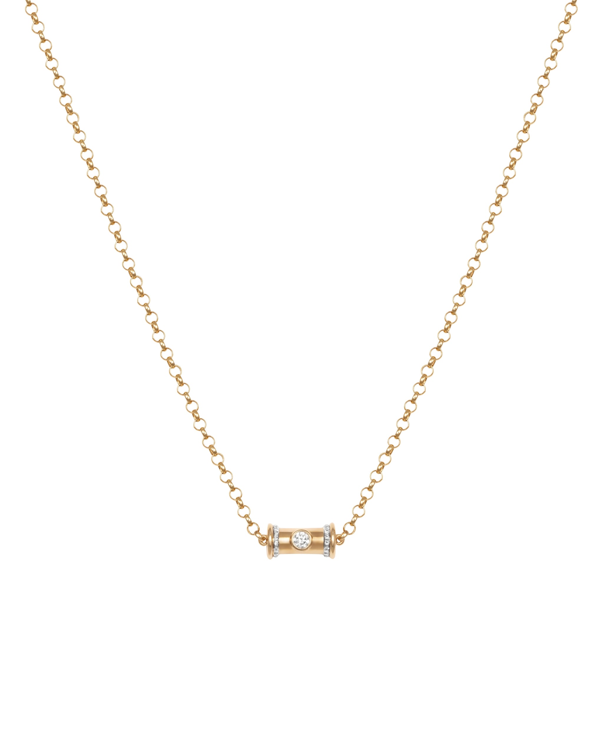 L’Atelier Nawbar – Warrior Princess Diamond Drop Necklace – front view