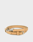 Micro Carina Bag in Striped Champagne Leather