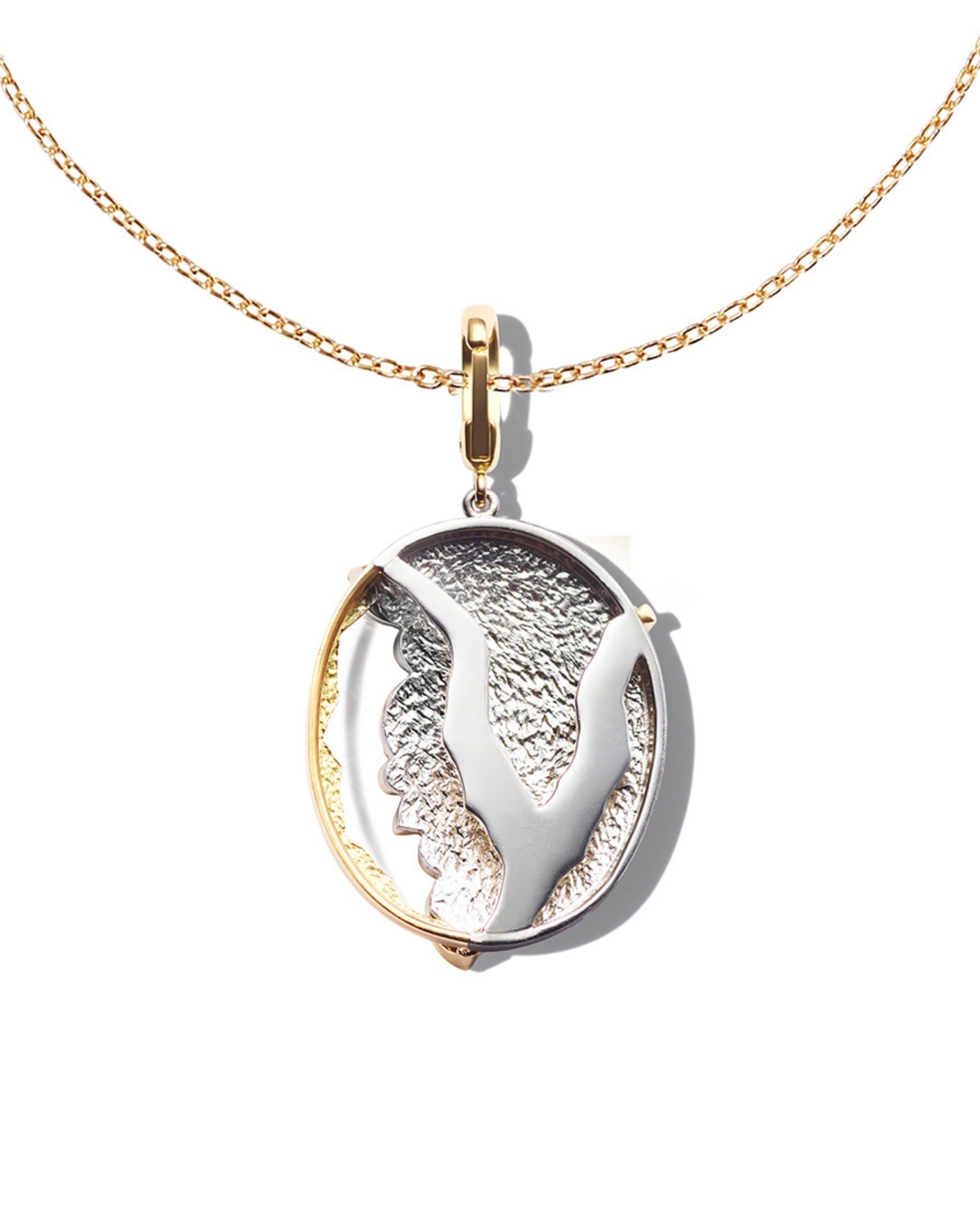 Colgante Kintsugi Victoria Platinum Noir