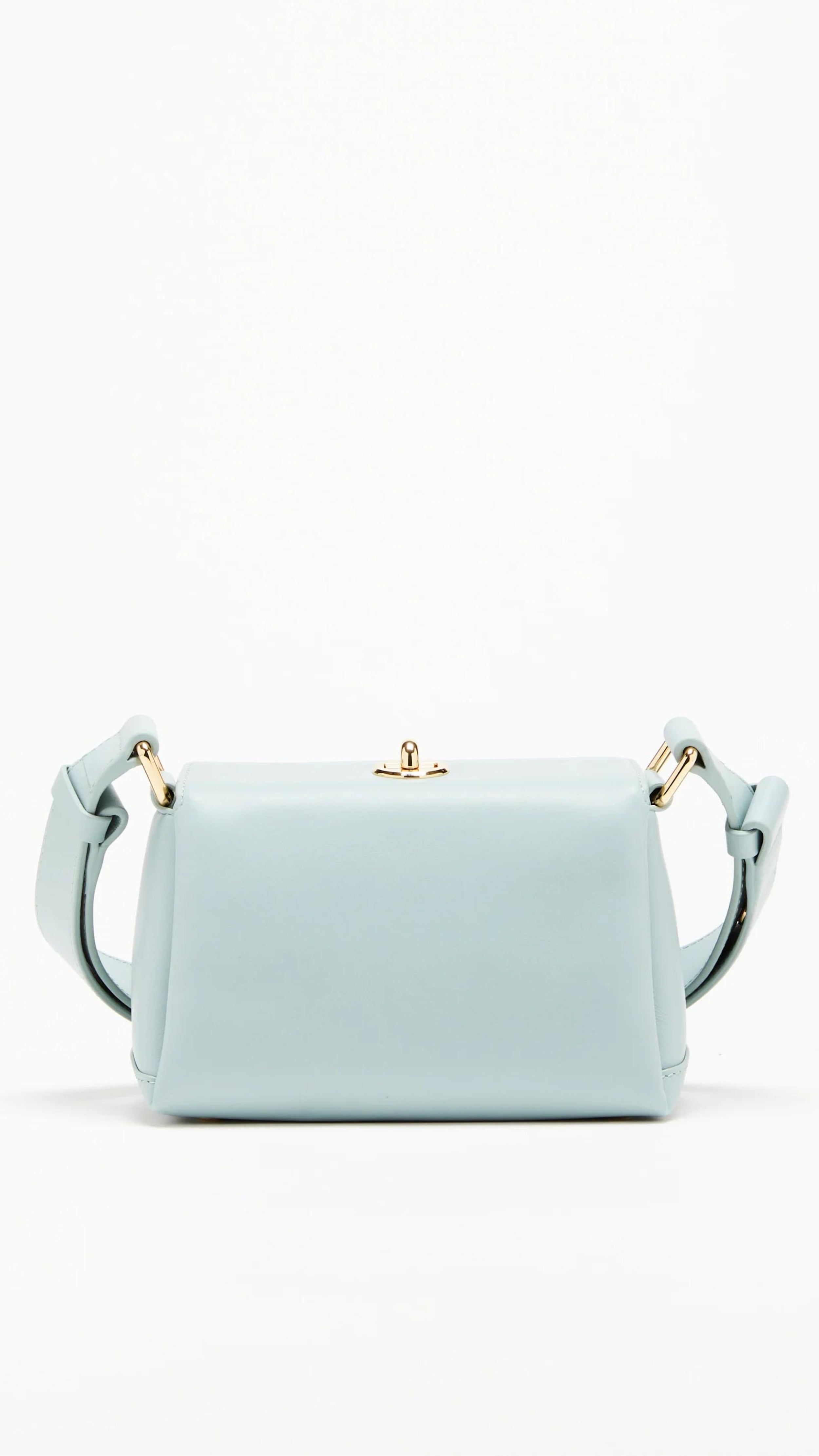 The Mini Folded Bag en Azul Claro