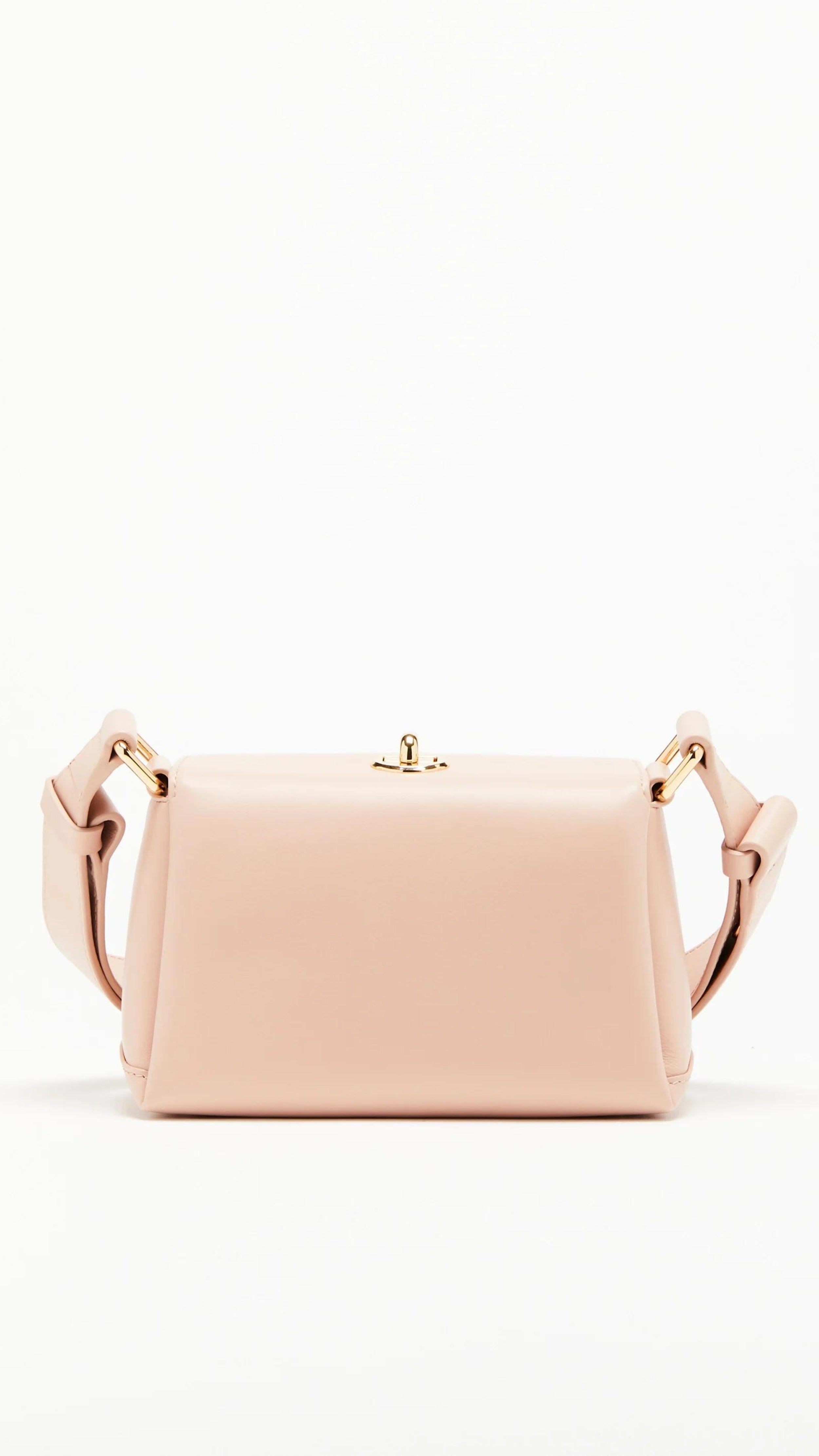 The Mini Folded Bag in Sand Pink