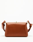 The Mini Folded Bag in Toasted Brown