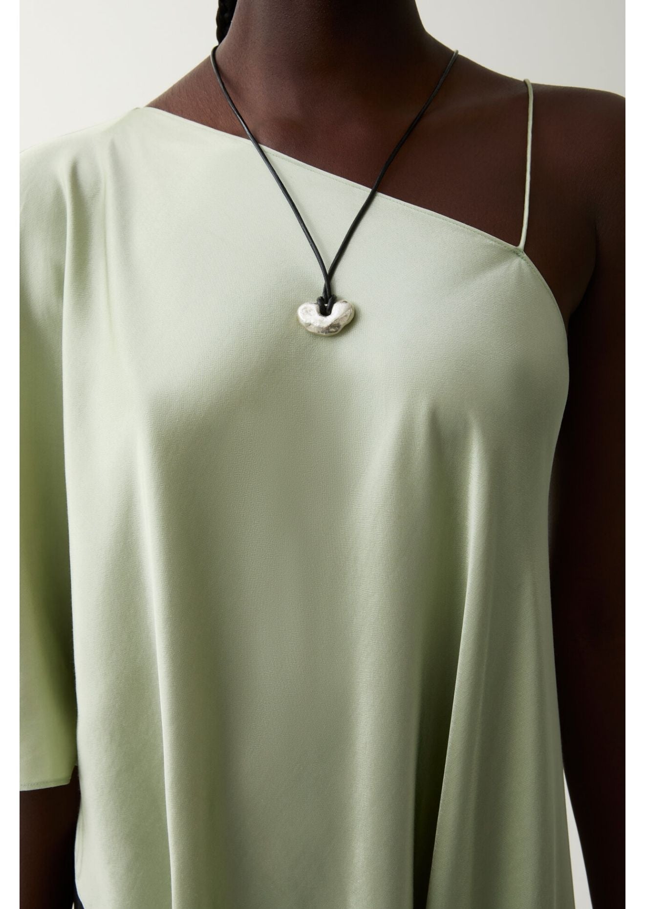 Melissa Draped Top in Dusty Green