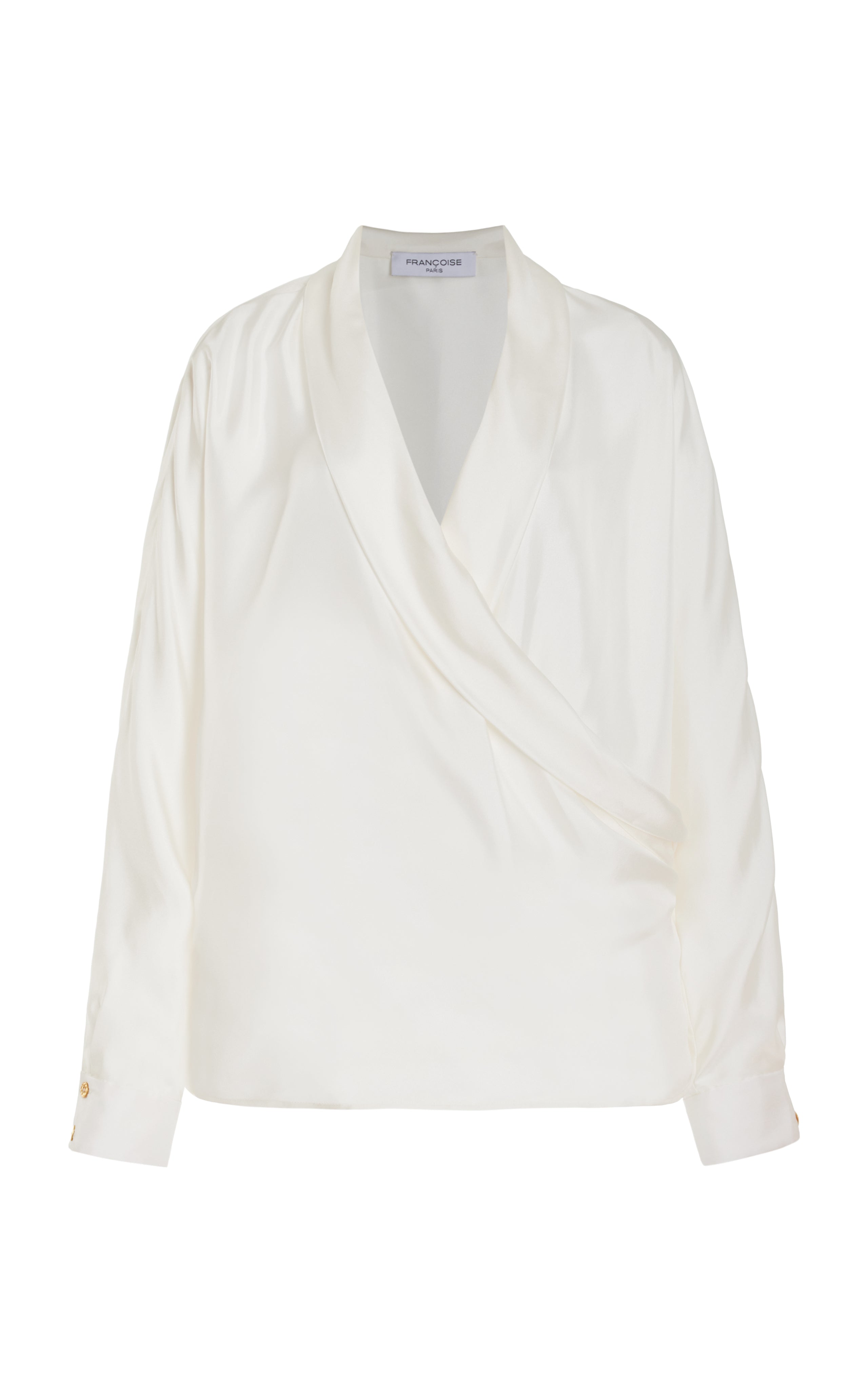 Mila Blouse in Ivory Silk