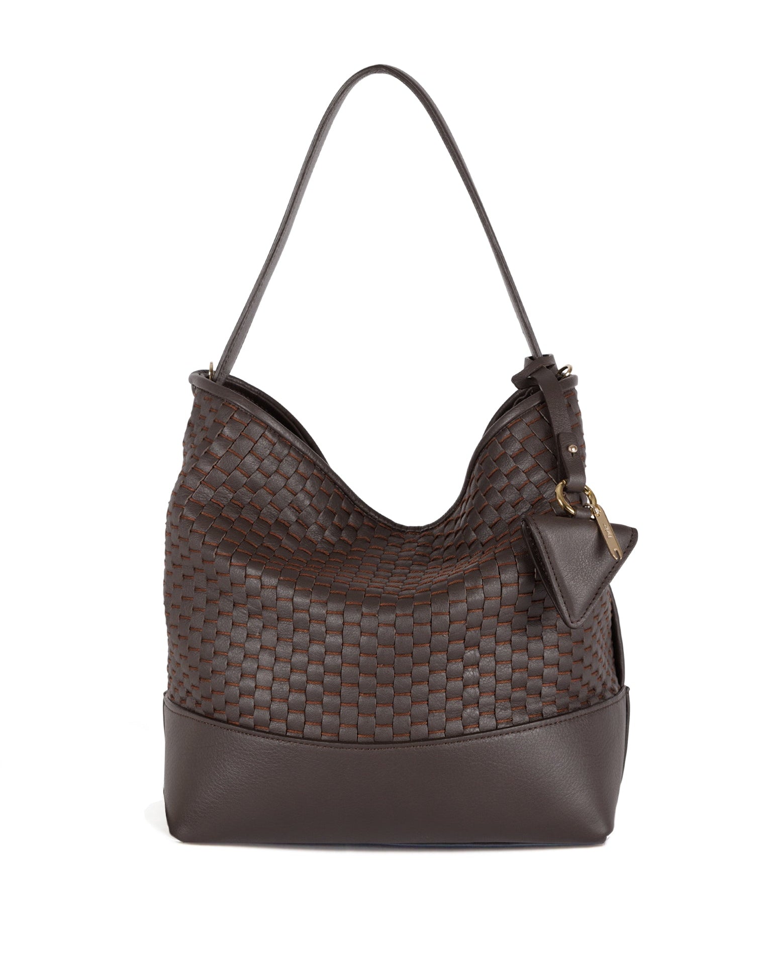 Parise ‘51’ Large Bucket Bag in Ebony — handwoven Italian leather crafted on 18th-century wooden looms in Veneto. Available at Experience 27 Madrid.
